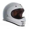 TORC T-3 Retro MX Gloss White Full Face Helmet (T302)