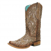 CORRAL Womens Marsha Orix Glittered Inlay Boot (C3275-LD)