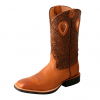 TWISTED X Women's 11in Ruff Stock Tan and Tooled Brown Boot (WRS0035)