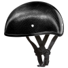 DAYTONA HELMETS DOT Skull Cap Carbon Fiber Grey Helmet (D2-GNS)