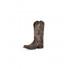 CORRAL Womens Brown Crackle/Bone Embroidery Boots (L5078-LD)
