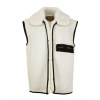 OUTBACK TRADING Wool Button-In Liner Natural Vest (2008-NAT)