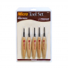 FLEXCUT 4mm Mixed Profile Micro Woodcarving Tool Set (MT940)