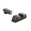 AMERIGLO For Glock Classic 3 Dot Green Front and Yellow Rear Sights (GL-115)
