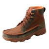 TWISTED X Men's 6in Crossover Composite Toe Light Brown/Dark Green Boot (MIE0003)