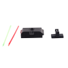 WARREN TACTICAL SERIES Sevigny Competition S&W M&P Pro/L Series Black Plain Rear/Fiber Optic Front Sights (S&W-M&P-PROLS-SCP-05)