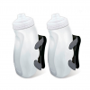 AMPHIPOD RunLite Xtech 2 pack of 10oz Clear Bottles with Jett-Squeeze Caps (888XJ-C1)