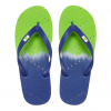 SHOWAFLOPS Mens Blue/Green Ombre Royal/White/Lime Flip Flops (650)