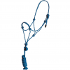 MUSTANG Foal Economy Blue/White Rope Halter and Lead (8103-BT)