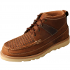 TWISTED X Men's 4in Woven Saddle/Oiled Saddle Wedge Sole Boot (MCA0032)
