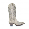 CORRAL Womens Martina Glitter Inlay and Crystals White Boots (A3322-LD)