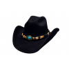 BULLHIDE Fortune Black Cowboy Hat (0581BL)