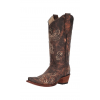 CORRAL Womens L5001 Dragonfly Embroidery Brown/Bone Boots (L5001-LD)