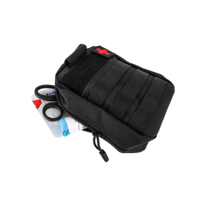 PA Gear Individual First Aid Kit With Pouch - Includes CAT - Black - Primary Arms
