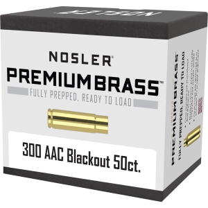 Nosler Custom Brass .300 Blackout 50pk. - Nosler