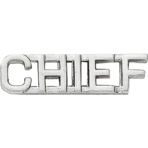 Blackinton Chief Letter Combination - Nickel - Blackinton