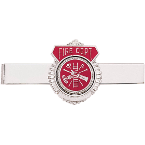 Blackinton Fire Department Tie Bar - Nickel - Blackinton