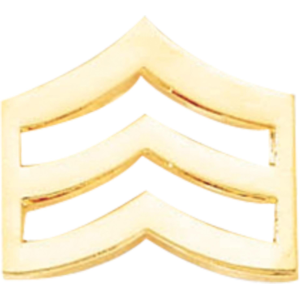Blackinton Small Sergeant Chevrons - Smooth Gol-Tone - Blackinton