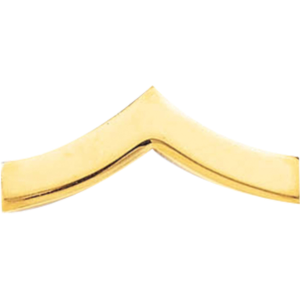 Blackinton Large Private Chevron Bar - Gol-Tone - Blackinton