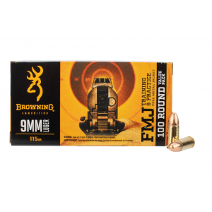 9mm 115gr Full Metal Jacket Ammo - Box of