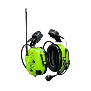 3M Peltor MT73H7P3E4D10NA GB WS LiteCom Pro III Headset - Bright Yellow - Hard Hat Attached - 5 ea/Case - 3M Peltor