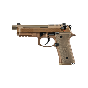 Beretta M9A4 Handgun 9mm - 4.7" Threaded Barrel - FDE - Decocker - 15rd - Beretta