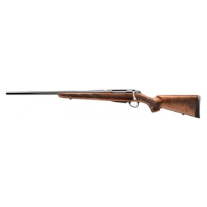 Tikka T3X Hunter Left Hand Bolt Action Rifle 243 Win - 22" - Blue - Wood Stock - Tikka