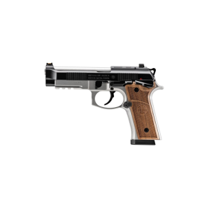 Beretta 92GTS 9mm Single Action Semi-Auto Pistol - 4.7" - Wood Grips - Black - 15rd - Beretta