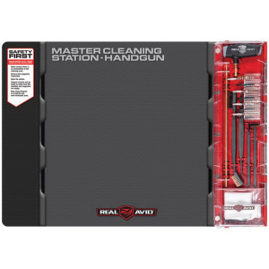Real Avid Advanced Master Cleaning Station for .22lr/9mm/.357/.40 S&W/.45 ACP Caliber Handguns - AVMCS-P