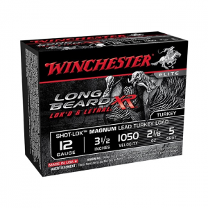 Winchester 12ga 3.5" #5 Long Beard XR Turkey Shotgun Ammunition, 10 Rounds - STLB12LM5