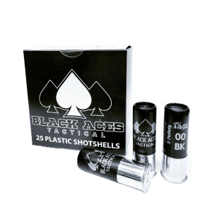Black Aces Tactical 2.75" 00 Buckshot 12 Gauge Ammunition, 250 Round Case - BAT-00-1425