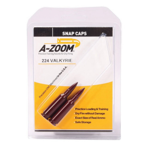 A-Zoom Aluminum Snap Cap, .224 Valkyrie, 2/pack - 12401