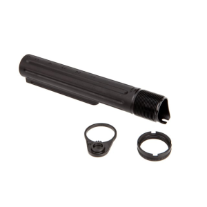 Primary Weapons Systems Enhanced Buffer Tube, Mil-Spec Gen 2, Ratchet Lock Endplate w/Lock Castle Nut - Primary Weapon Systems