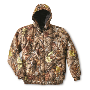 World Famous Camo Hooded Heated Hunting Jacket - World Famous Sports