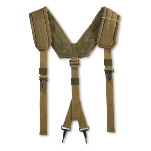 U.S. Military Padded Y Suspenders 3 Pack Reproduction - 