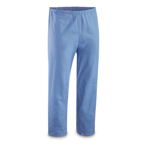 German Military Surplus Cotton Pajama Pants 5 Pairs Used - 