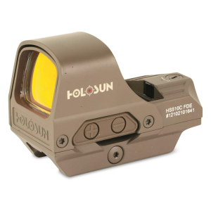 Holosun HS510C Red Multi-Reticle Sight FDE
