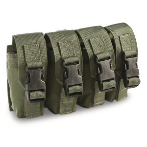 U.S. Military Surplus FireForce Quad Flash Bang Pouch New