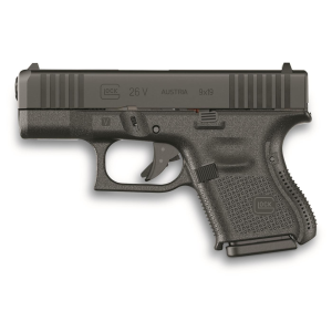Glock 26 V 9mm 3.43" Barrel Front Serrations 10+1 Rounds