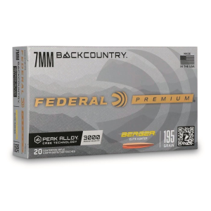 Federal Berger Elite Hunter 7mm Backcountry Berger Elite Hunter 195 Grain 20 Rounds