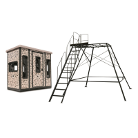 Hawk 'The Compound' Hard Side Box Blind with 10' Premium Tower