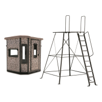 Hawk Office Hard Side Box Blind with 10' Elite Tower