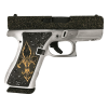 glock 43x fleur de lis 9mm luger 3.41" barrel 10+1 rounds