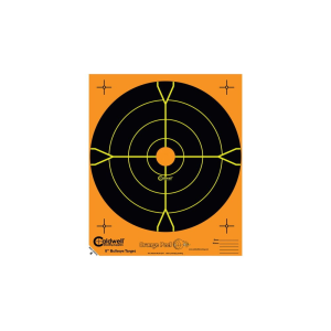 Orange Peel 4" Bullseye: 10 sheets