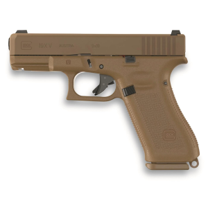 Glock 19X V 9mm 402 Barrel Night Sights Coyote 171191 Rounds