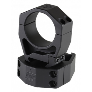 SEEKINS PRECISION Scope Ring Set Blk 35mm Tube Ex-High Pict Rail Mnt