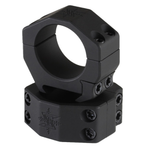 SEEKINS PRECISION Scope Ring Set Black 30mm Tube Pict Rail Mount