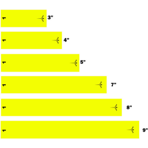 WHITEWATER ARCHERY SOLID NEON YELLOW WRAP .204 15PK - Whitewater Archery