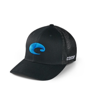 COSTA Flex Fit Logo Trucker Black OSFA - Costa