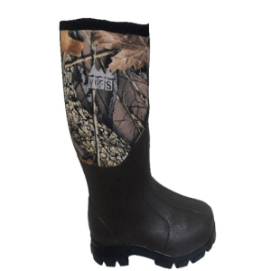 WORLD FAMOUS Youth Burly Tan Rubber Boots 5mm Neoprene Upper - World Famous